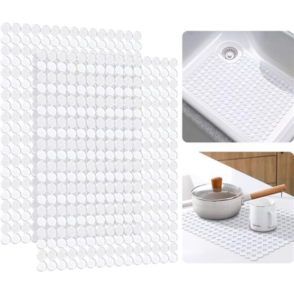 2-Pack Kitchen Sink Mat: PVC Adjustable Sink Protector | Sink liner Pad - Picture 1 of 7